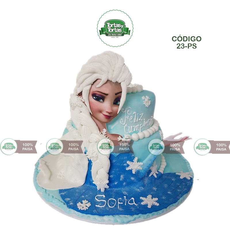 Torta-Elsa-Frozen