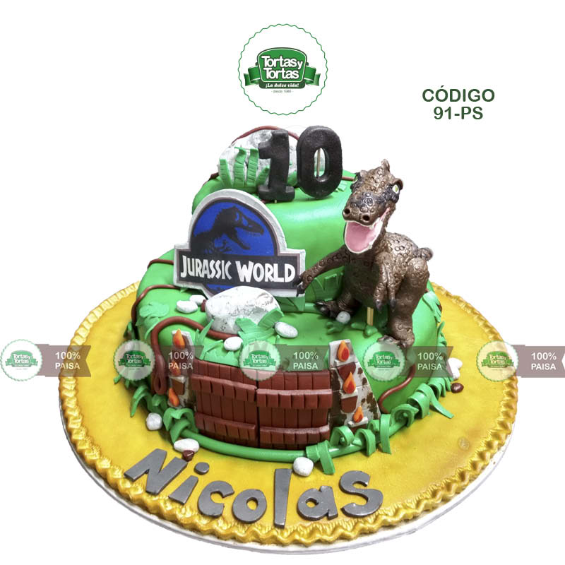 Torta-Jurassic-World